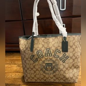 Coach Varsity Signature Tote